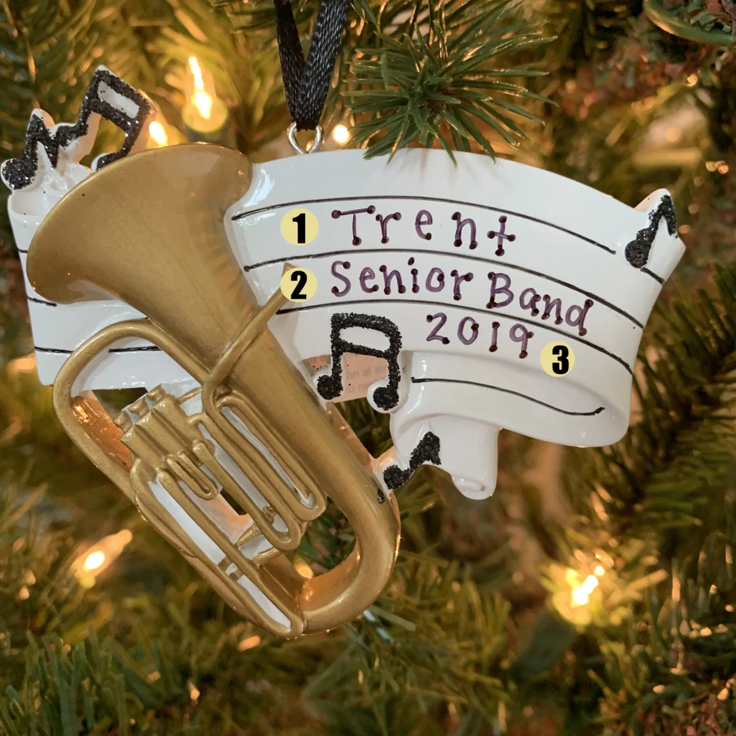 Tuba Personalized Christmas Ornament OR1688